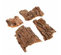 Fdit Corteza de Corcho para Reptiles, 4 Piezas de Decoración de Madera para Terrario, Longitudes Pequeñas y Medianas para Lagarto Serpiente Gecko, Superficie de Escalada y Adorno de (4PCS)