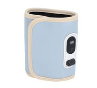 Fdit Cubierta Aislante para Biberones Calentador de Leche con Temperatura Ajustable para Viajes Conservador de Calor USB para Caminatas, Compras y Actividades Al Aire Libre (BLUE)