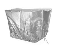 Fdit Cubierta de Aire Acondicionado de Ventana para Exteriores, Cubierta de Unidad, Cubierta Protectora Impermeable Transpirable para Muebles Centrales para Patio Exterior (86x35x60cm