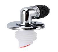 Fdit Cubierta de Drenaje de Piso para Lavadora, ABS, Antiolor, Antidesbordamiento, con Adaptador de Tubo, Cubierta de Drenaje con Conector para el Hogar, Baño, Lavandería, Ducha, Tubo