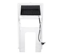 Fdit Cubierta de Lluvia para Timbre de Vídeo Inalámbrico con Panel Solar, Cubierta Protectora de Timbre de Material de PC Transparente a Prueba de Lluvia para Protección contra Todo Tipo de Clima,