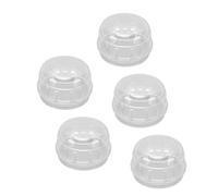 Fdit Cubiertas de Seguridad para Perilla de Estufa, PC Dura Resistente Al Calor, Cerradura a Prueba de Niños para Estufas y Hornos de Gas, Fácil de Usar e Instalar, 5 Unidades (5PCS)