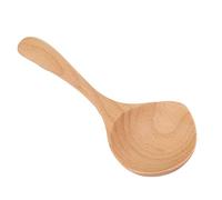 Fdit Cuchara de Sopa de Madera, Utensilio de Mezcla Grande de Madera de Haya para Cocina