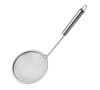 Fdit Cuchara Desnatadora, Colador de Grasa de Malla Fina de Acero Inoxidable, Mango Largo, Olla Caliente, Colador de Alambre, Cuchara para Pasta para Cocinar y (M 25,5 cm/10,04 pulgadas de diámetro))