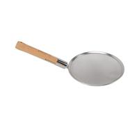 Fdit Cuchara Desnatadora con Colador de Araña de Acero Inoxidable, Juego de 3 Cucharas Desnatadoras de Malla Fina con Largo de Madera para Cocinar, ír y Escurrir (26 cm/10,2 pulgadas de diámetro)