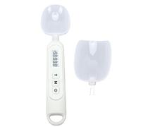 Fdit Cuchara Medidora Electrónica, Báscula de Cuchara Digital con Pantalla LCD y Cabezales Dobles Desmontables para café, té, Condimentos, Comida para Mascotas (GREEN)