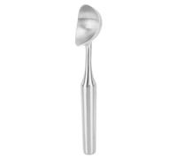 Fdit Cuchara para Helado de Acero Inoxidable, Pala Multiusos de Grado Comercial para Albóndigas de Masa de Galletas de Helado, con Ergonómico, Apta para Lavavajillas (SILVER)
