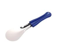 Fdit Cuchara para Helado, Pala de Acero Inoxidable 304 para Postres Buffet (BLUE)