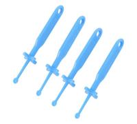 Fdit Cuchara para los Oídos, Herramienta para Eliminar Cerumen con Mejorado, Tapones para los Oídos de Plástico Reutilizables para Adultos, Paquete de 4