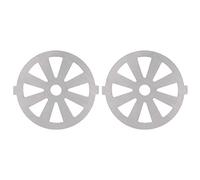 Fdit Cuchillas para Picadora de Carne, Cuchillas y Platos de Repuesto de Acero Inoxidable para Picadoras Tipo 5# y B, Eficientes para Picar Verduras, (Cuchillo de malla en forma de abanico de 7 mm de)