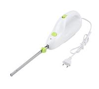 Fdit Cuchillo de Pan Eléctrico con Cuchillas Dobles de Acero Inoxidable, Cortador de Alimentos de 110 W para Jamón de Carne Congelada, Cortador de Pan de Hoja Extraíble para Uso
