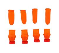 Fdit Cuchillo para Pulgar de Silicona, Recolector de Cuchillos para Dedo de Acero Inoxidable para Pelar Verduras, Pimientos, Frijoles, con Diseño Ergonómico para un Manejo sin (cuchillo plano)