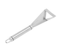 Fdit Cuchillo para Tallar Frutas de Acero Inoxidable, Cuchillo para Tallar Frutas y Verduras Herramienta para Tallar Verduras Forma Triangular Herramienta de Cuchillo de Canal para Cocina Casera