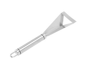 Fdit Cuchillo para Tallar Frutas de Acero Inoxidable, Cuchillo para Tallar Frutas y Verduras Herramienta para Tallar Verduras Forma Triangular Herramienta de Cuchillo de Canal para Cocina Casera