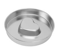 Fdit Cuenco de Metal para Perros, Acero Inoxidable, Cuenco de Alimentación Lenta, Gran Capacidad, Antideslizante para Perros y Gatos