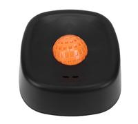 Fdit Cuenco para Lamer Lento para Mascotas, Cuenco Esférico de Plástico para Comer Lento para Perros y Gatos, Plato de Base Antideslizante para Yogur y Purés, para Lamer (Black)