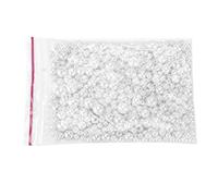 Fdit Cuentas de Perlas para Hacer Joyas, 370 Piezas de Cuentas Nacaradas Blancas de ABS en 4 Tamaños 5 Mm, 6 Mm, 8, 10 con Agujeros Preperforados, Artesanales para