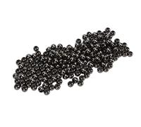 Fdit Cuentas Espaciadoras, 200 Piezas de Cuentas Redondas de Resina Brillante de 10 Mm con Orificio Grande y Apertura de 5 Mm para Joyería DIY, Pulseras, Collares (color de la pistola de 10)