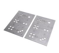 Fdit Cupones de Práctica de Soldadura de Acero, Placas de Entrenamiento para Fabricación Metálica de Dados de 6 Caras, for Práctica de Soldadura y Formación en Fabricación Metálica