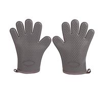 Fdit de Barbacoa Antiescaldaduras, de Horno de Silicona Resistentes Al Calor para Cocinar en la Cocina, de Barbacoa Antideslizantes para Asar, Hornear, 1 par