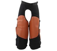 Fdit Delantal de Herrador Equino, Lona Ajustable a Prueba de Desgaste con Revestimiento de Cuero Dividido de PU para Recorte de Pezuñas de Aseo de Caballos Estables