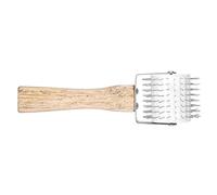 Fdit Descartar Aguja Rodillo Miel Peine Extrayendo Apicultura Apicultor Equipo Herramienta con Mango de Madera Socialme-EU