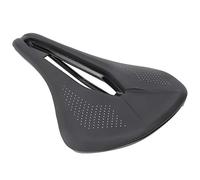Fdit Design Ergonomic Design Bicycle Seding Cojín, Bicicleta de Montaña Holle Transpirable para una Conducción Cómoda, Adecuada para el, Berg, Black PU Material