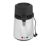 Fdit Destilador de Agua de Acero Inoxidable de 4 L, Máquina Automática Purificadora de Encimera para el Hogar con Protección contra Sobrecalentamiento para Cocina, Oficina, (Enchufe europeo 220V)