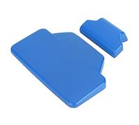 Fdit Detrás de los Recipientes de la Glándula de la Almohadilla de Goma del Accesorio de la Carpeta de Pasajeros para F800G, Cómoda Almohada Trasera para Motociclistas (Blue)