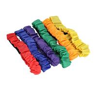 Fdit Diademas para Correr de 3 Patas para Niños, Mallas Suaves y Elásticas, 6 Colores para Juegos Escolares, Accesorios para Reuniones Familiares