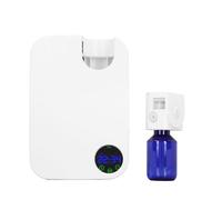 Fdit Difusor Automático de Aromaterapia con Tanque de Aceite Extraíble y Ventilador, Máquina de Fragancia con Control Táctil y Pantalla de 3 Colores para Hotel en Casa (Enchufe de la UE)