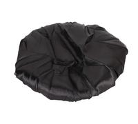 Fdit Diseño Clásico de Color Puro Gorros de Ducha Negro para Todo Tipo Ropa para Material CPE