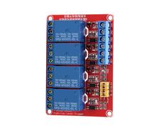 Fdit Diseño Tolerante a Fallas OptoCoupler Relay Módulo 4 Canal de Alta y bajo Actuador de Alto y bajo Actuador 5V/12V/24V para Entusiastas Electrónicos (5V)