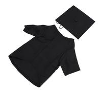 Fdit Disfraz de Graduación para Mascotas, Conjunto de y Birrete de Poliéster Transpirable S M L XL para Fiesta Fotográfica de Celebración de Perros y Gatos (XL)