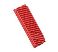 Fdit Disipador de Calor NVMe 2280 SSD, Disipador de Calor M.2 2280 SSD Aleación de Aluminio Inclinado de 45 Grados 3 Almohadillas Térmicas con Tornillos para Computadora de Escritorio