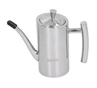 Fdit Dispensador de Aceite/vinagre/Salsa de Acero Inoxidable 304 a Prueba de Fugas con Recipiente de Aceite de Boca Larga en la Cocina para Uso en la Cocina Riego(1#)