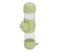 Fdit Dispensador de Agua para Jaula de Pájaros a Prueba de Fugas, Dispensador Automático de Agua para Loros Pequeños, Medianos y Grandes, Chinchillas, Diseño Antivuelco para Limpieza, Material (GREEN)