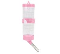 Fdit Dispensador de Botella de Agua de Hámster Automáticamente No Gotas de Beber Bien para la Jaula de Hámster PP+ Acero Inoxidable (250ml)