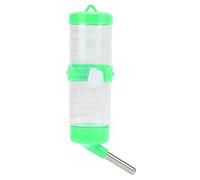 Fdit Dispensador de Botella de Agua de Hámster Automáticamente No Gotas de Beber Bien para la Jaula de Hámster PP+ Acero Inoxidable (125ml)