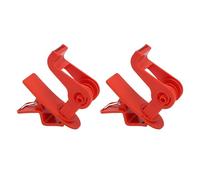 Fdit Dispensador de Cinta de 2 Uds, Soporte de Cinta Adhesiva Antideslizante con Cortador Giratorio de 360 grados para el Hogar, Escuela, Taller, Almacén y Oficina (rojo)