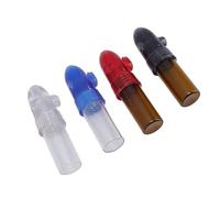 Fdit Dispensador de Especias Portátil, Minibotella de Almacenamiento de Especias Recargable con Interruptor de Perilla Preciso y Embudo para Camping, Viaje, Cocina