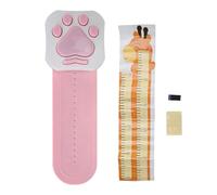 Fdit Divertido Contador de Voz Ajustable con Iluminación LED Táctil para Ejercicio, Entrenamiento, Familia, Interior y Exterior, 2 Pilas AAA, Contador Táctil de Salto Alto para Niños (PINK)