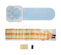 Fdit Divertido Contador de Voz Ajustable con Iluminación LED Táctil para Ejercicio, Entrenamiento, Familia, Interior y Exterior, 2 Pilas AAA, Contador Táctil de Salto Alto para Niños (BLUE)