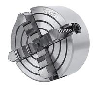 Fdit Durable 125 Mm 4 Jaw Carta Track Chuck Fuerza de Sujeción Fuerte, Herramienta de Trabajo Estable para Perforación y Molienda CNC