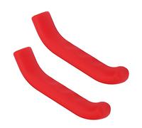 Fdit Durable Bicicleta de Freno de Freno de Bicicleta Cubierta Cómoda y Manijas Absorbentes para Ciclistas 2.95 Pulgadas 1 par, Adecuadas para de Montaña en la Carretera (rojo)