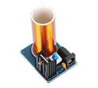 Fdit Ejecutivo Kit de Mini Bobina con Luz LED, Herramienta de Bricolaje para Transmisión de Energía Inalámbrica, Ideal para Entusiastas de la Ciencia, Voltaje de Entrada de 9-12V