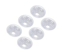 Fdit El Inserto de Cojín con Brida de Silicona Reduce de Manera Eficiente El Tamaño de la Brida de 24 Mm del Extractor de Leche para una Experiencia Agradable, 6 Piezas para Madres que Amamantan