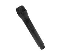 Fdit El Micrófono de Accesorios Realistas para Karaoke -Dance Muestra un Micro Juguete Portátil para Niños, Concha de Plástico Robusta (Black)