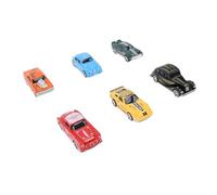 Fdit Elegante Juego de Juguetes de Aleación, Coloridos Modelos de Coches de Carreras, Idea de Ideal, 6 Piezas
