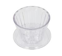 Fdit Embudo de Goteo de café, PC de Fondo Plano para Verter sobre la con Taza de Filtro Desmontable, Cono de café de Extracción Equilibrada